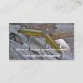 Vintager Master-Stecker Visitenkarte (Rückseite)