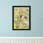 Vintager May Cuckoo mit zeitgenössischer Art Canva Leinwanddruck (Insitu (Holzboden))