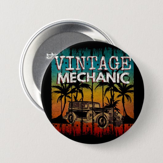 VINTAGER MECHANIC BUTTON (Vorne & Hinten)