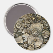 Vintager Mechanismus für das Geogerät Magnet (Vorderseite/Rückseite)