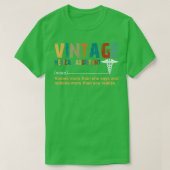 Vintager medizinischer Assistent T-Shirt (Design vorne)