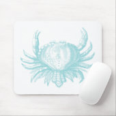 Vintager Meereskrabbe Mousepad (Mit Mouse)