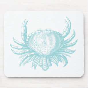 Vintager Meereskrabbe Mousepad
