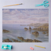 Vintager Meeresufer Antiker Ozean Küste Dekoupage Seidenpapier (Basteln)