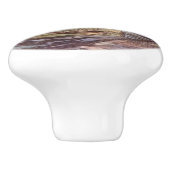 Vintager Meerjungfraufang des Tages Keramikknauf (Seitenansicht)