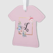 Vintager, mehrfarbiger Text für Blume Ornament (Vorderseite)