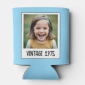 Vintager Meilenstein Geburtstag Foto Keepake Dosenkühler (Rückseite)