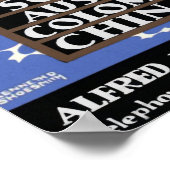 VINTAGER MERCHANT LINER REISEPOSTER POSTER (Ecke)