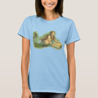 VINTAGER MERMAID LADIES' BUROUT T - SHIRT