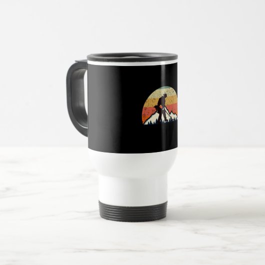 Vintager Metalldetektor Reisebecher (Vorderseite Links)