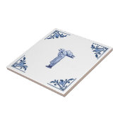 Vintager Metzger liefert Boy Delft Blue & White Fliese (Seite)