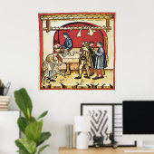 Vintager Metzgerladen Poster (Heimbüro)