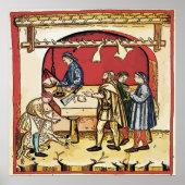 Vintager Metzgerladen Poster (Vorne)