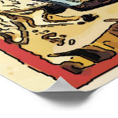 Vintager Metzgerladen Poster (Ecke)