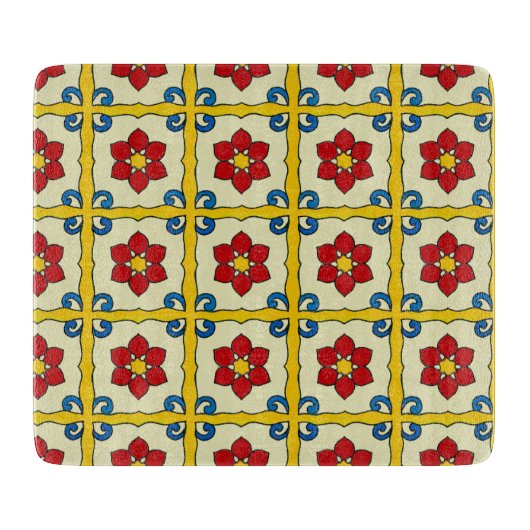 Vintager mexikanischer Stil Schneidebrett (Vorderseite)