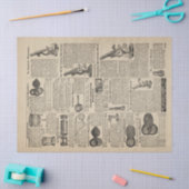 Vintager Mikroskopkatalog Seidenpapier (Basteln)