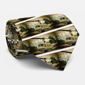 Vintager Militär-Hubschrauber Vietnam-Ära-Uh-1 Krawatte (Gerollt)