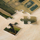 Vintager Militär-Hubschrauber Vietnam-Ära-Uh-1 Puzzle (Seite)