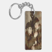 Vintager militärischer akryllischer Schlüsselanhän Schlüsselanhänger (Vorderseite links)