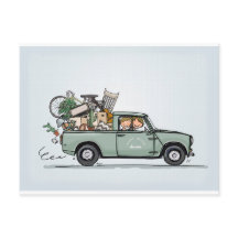 Vintager Mini-Lieferwagen
