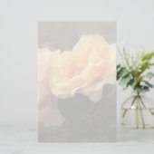 Vintager mit Blumenhintergrund der Kunst in den Briefpapier (Stehend Vorderseite)