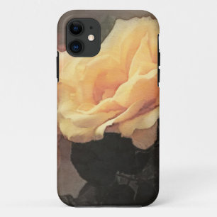 Vintager mit Blumenhintergrund der Kunst in den iPhone 11 Hülle