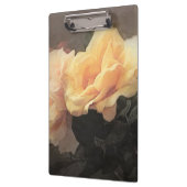 Vintager mit Blumenhintergrund der Kunst in den Klemmbrett (Links)