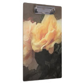 Vintager mit Blumenhintergrund der Kunst in den Klemmbrett (Rechts)