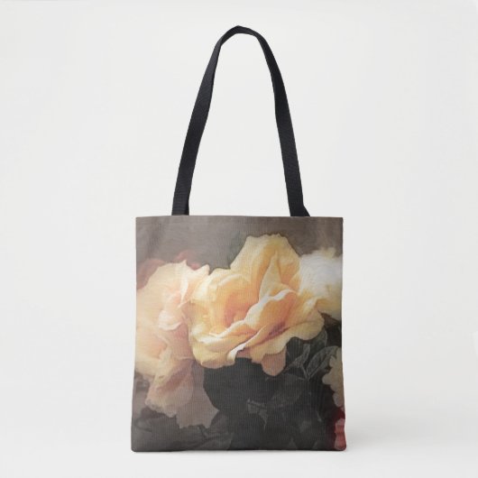 Vintager mit Blumenhintergrund der Kunst in den Tasche (Vorderseite)