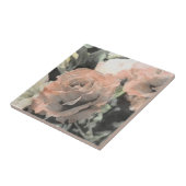 Vintager mit Blumenhintergrund der Kunst mit Fliese (Seite)