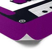 VINTAGER "MIX TAPE" PERSONALISIERBARER POP ART POS POSTER (Ecke)