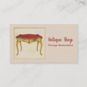 Vintager Möbelladen Visitenkarte (Vorderseite)