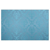 Vintager moderner bezaubernder Türkis-Damast Stoff (Fat Quarter (45,7 x 55,9 cm))