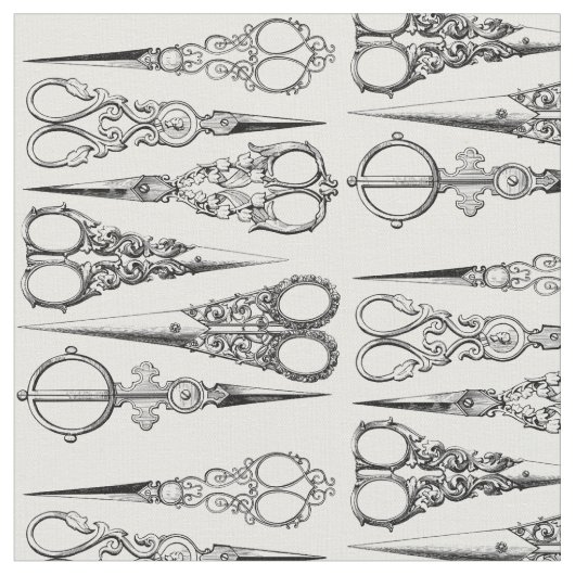Vintager moderner Friseursalon Niedlich Stoff (Nahaufnahme)