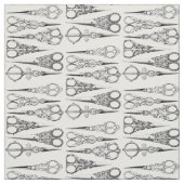Vintager moderner Friseursalon Niedlich Stoff (Muster)