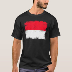 Vintager Monaco Flag Monaco Unabhängigkeitstag T-Shirt