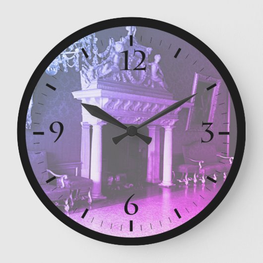 Vintager Monaco-Prinzenpalast Thron Room Watch Große Wanduhr (Vorderseite)