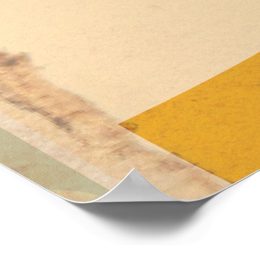 VINTAGER MONACO RACING REISEPOSTER POSTER (Ecke)