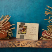 Vintager Monarch Butterfly Fotoplatte (Seite)