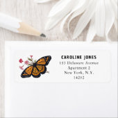 Vintager Monarch Butterfly Orange Retro (Insitu)