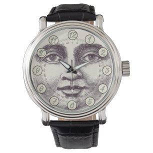 Vintager Mond Armbanduhr