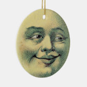 Vintager Mond Keramikornament (Rechts)