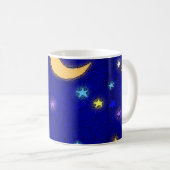Vintager Mond und Sterne Ätzende Tasse (VorderseiteRechts)