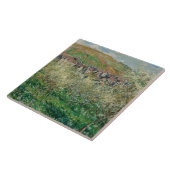 Vintager Monet 1879 Blütenpflanzenbaum Fliese (Seite)