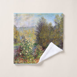 Vintager Monet Corner of the Garden am Montgeron Waschlappen