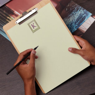 Vintager Monogramm-Letter-Rahmen Briefpapier