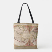 Vintager Monogrammname Tasche (Rückseite)