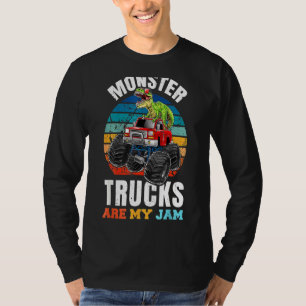 Vintager Monster Truck ist mein Jam Retro Sunset D T-Shirt
