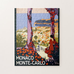 Vintager Monte Carlo Monaco Puzzle