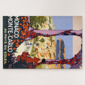 Vintager Monte Carlo Monaco Puzzle (Horizontal)